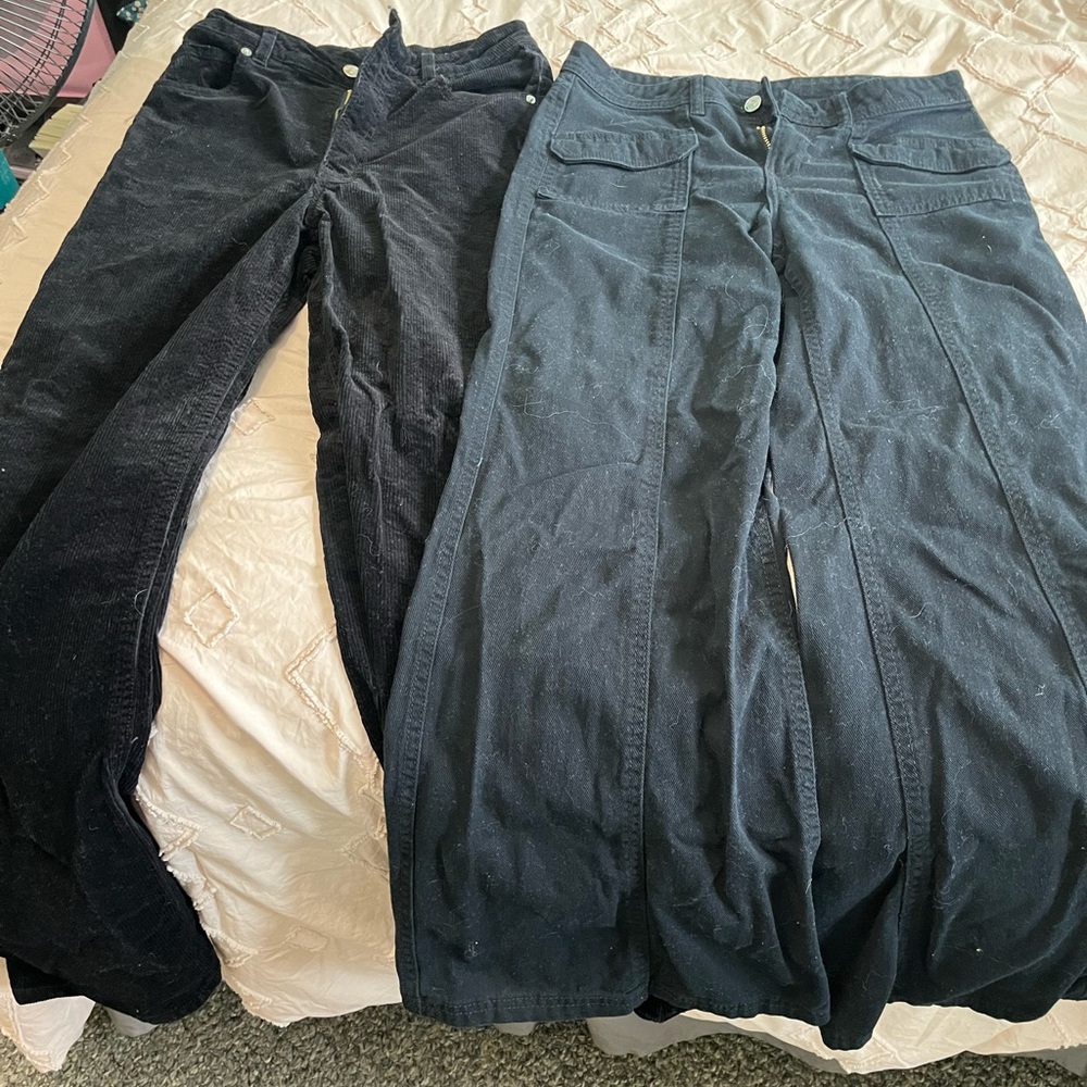 Divided Black Pants